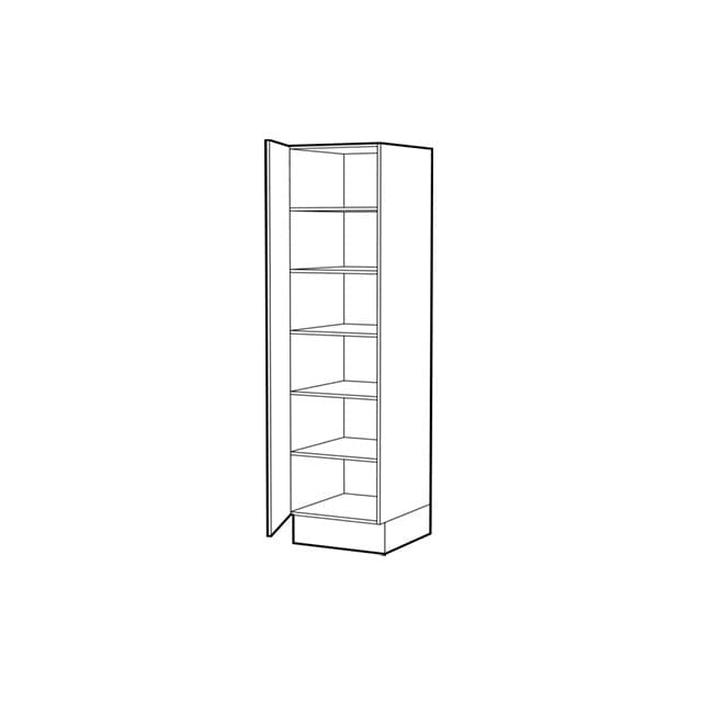 HÖGSKÅP S 60CM 8090 STOMME VIT05 EXKL LUCKA 659 | Beijerbygg Byggmaterial