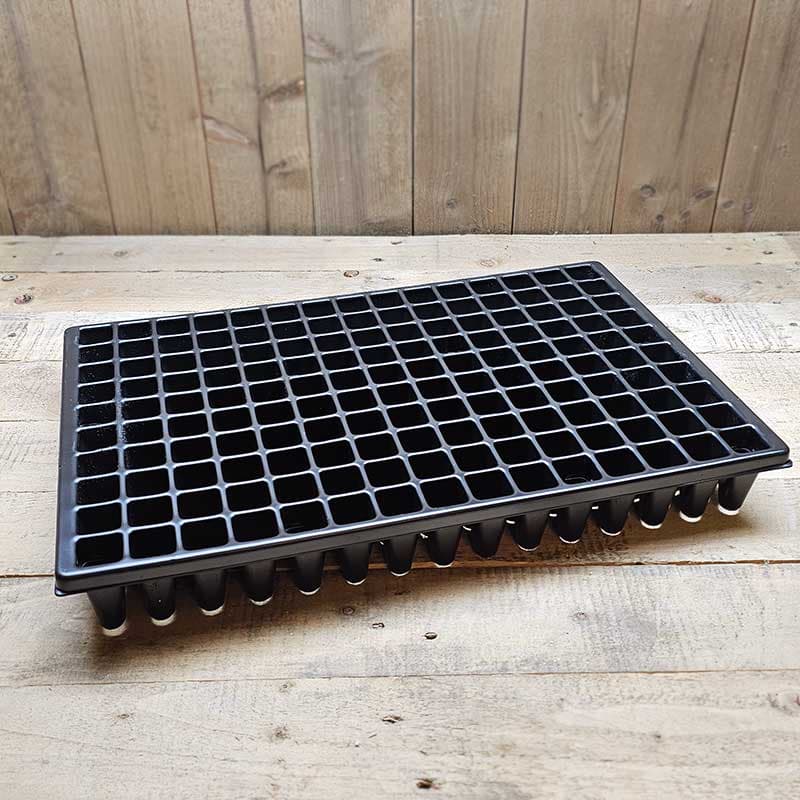 Pluggbrätte 150 celler, 33x51 cm, återvunnen polystyren, för förodling, flera säsonger.
