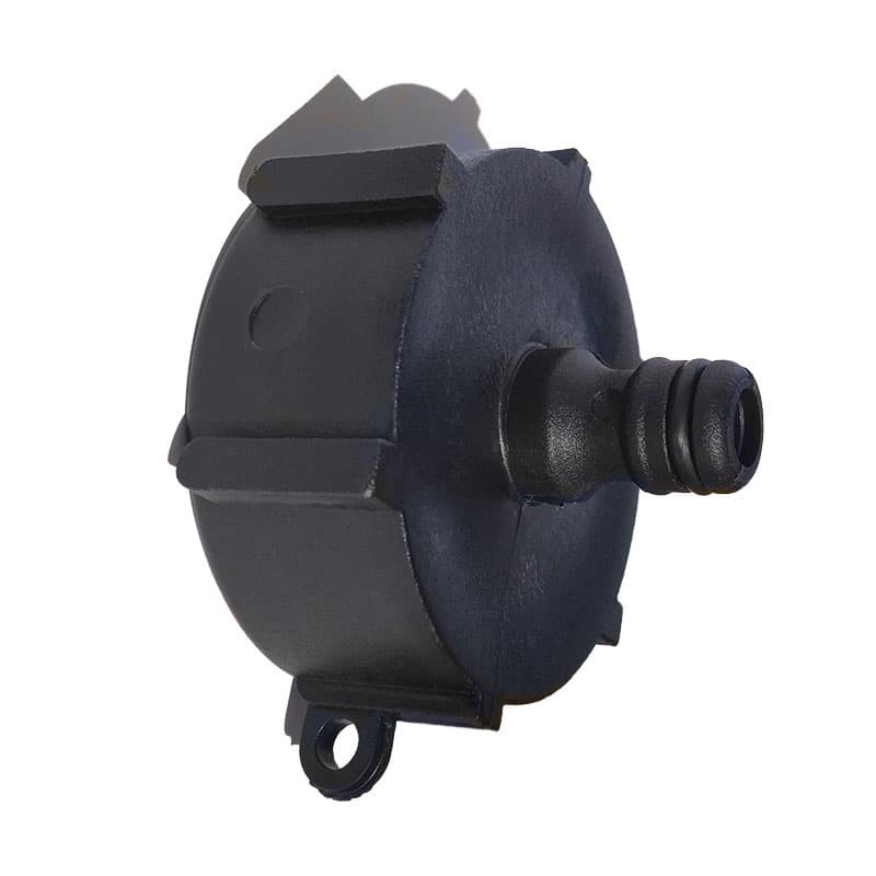 Slangkoppling till IBC-tank, S60x6 koppling med packning passar 1/2 tums slang