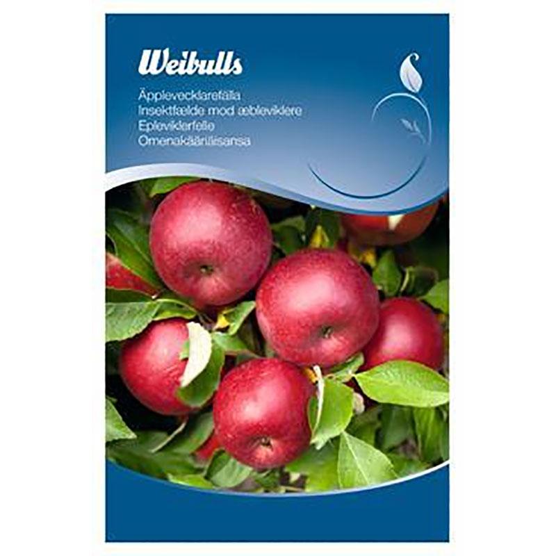 Feromonfälla äppelvecklare, 1 fälla, 4 klisterskivor, 4 feromonkapslar, fångar äpplevecklare, hängs upp.