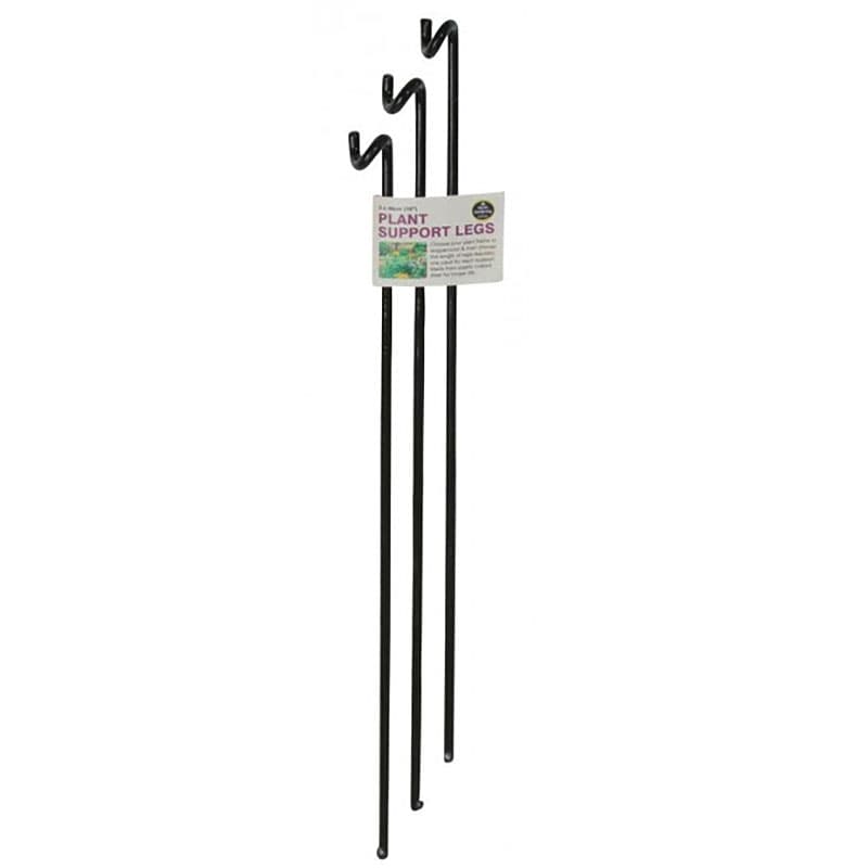 Växtstöd Plant support legs, 61 cm, kraftigt plastöverdraget stål, 3 stycken ben.