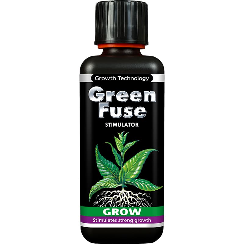 Green Fuse Grow, koncentrat, 300 ml, maximerar växters potential, säker för växter och miljö.