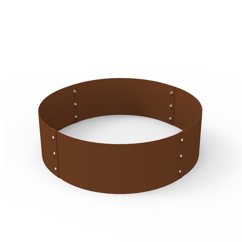 Planteringskant cirkel corten, 180x560 mm