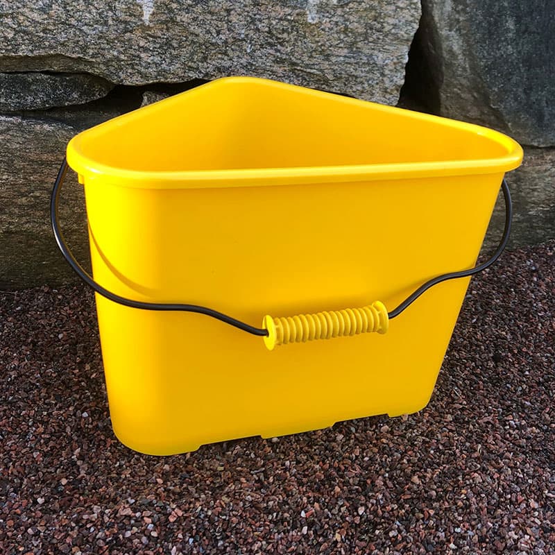 Hink Trican Fashion 17 L gul, ergonomisk PP-hink 17 l med pip och markeringar