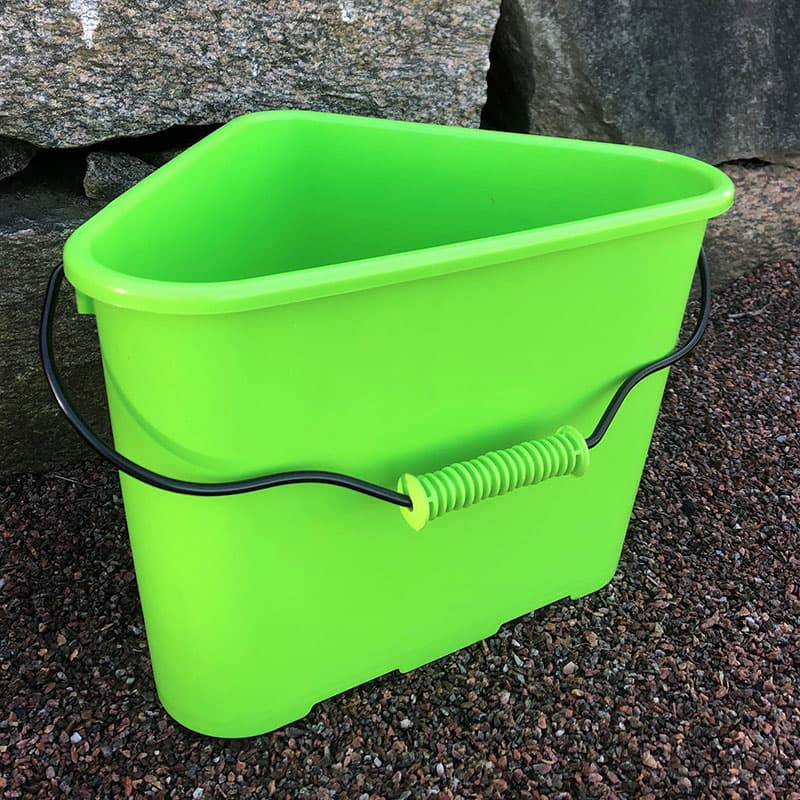 Hink Trican Fashion 17 L lime, ergonomisk PP-hink 17 l med pip och markeringar