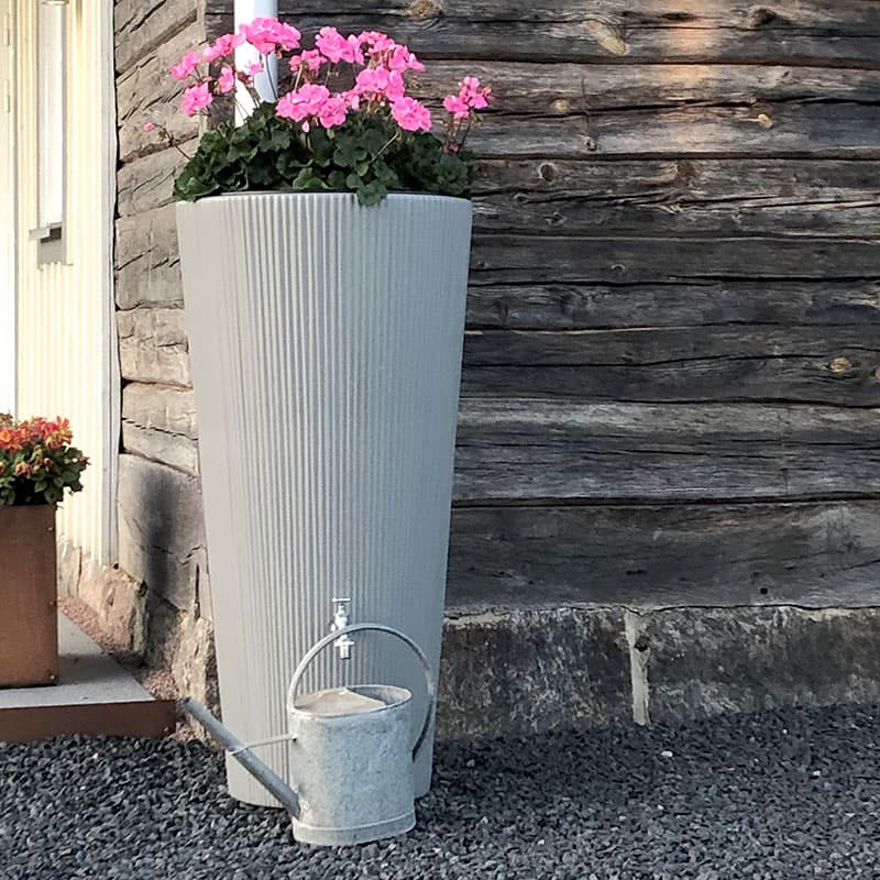 Vattentunna Mälaren, 220 l, 9 kg, Volym: 220 l  För regnvatteninsamling, Höjd: 119 cm
