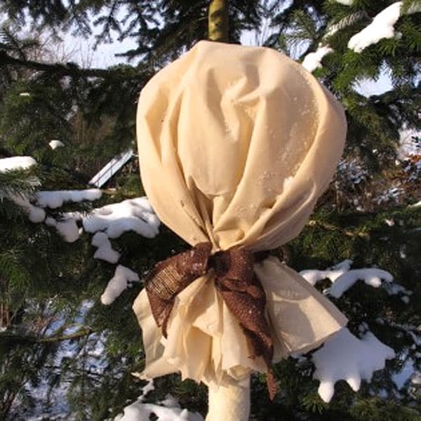 Fiberduk beige 150×500cm, tålig 34g skyddsduk mot frost vind och vårsol