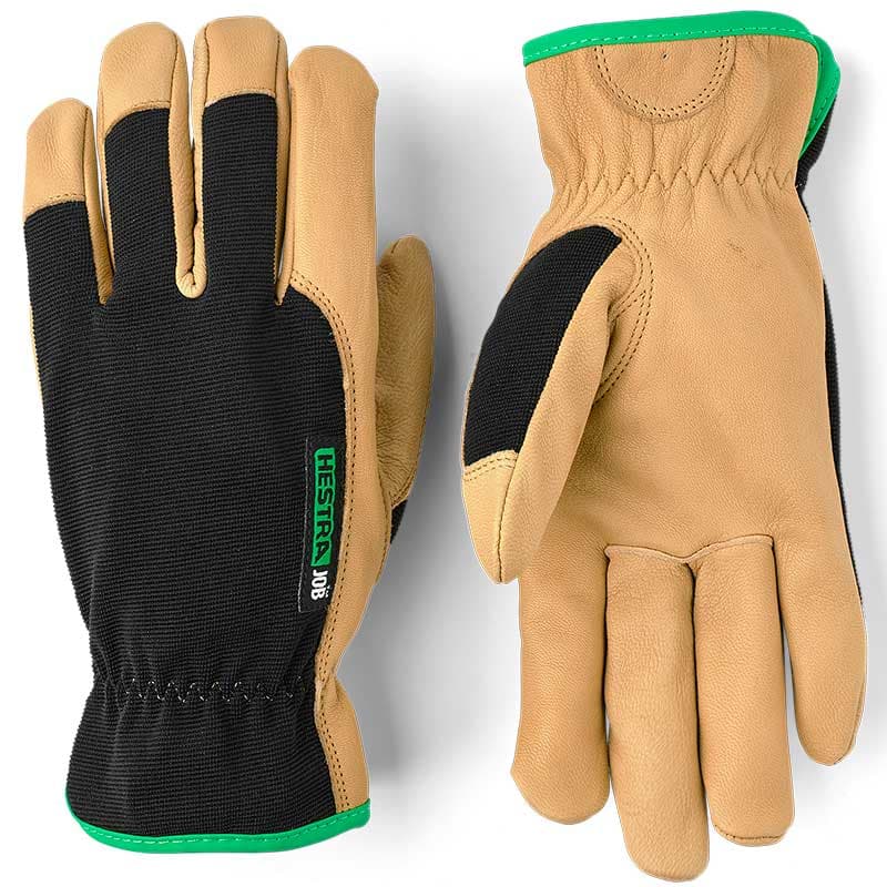 Trädgårdshandske Kobolt stl 11,  Getskinn med ovandel i spandex med resår