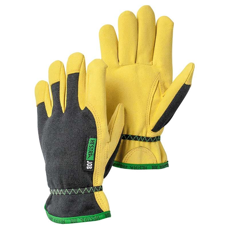 Trädgårdshandske barn Kobolt Kids stl 3, barnhandske med syntetgrepp och resår