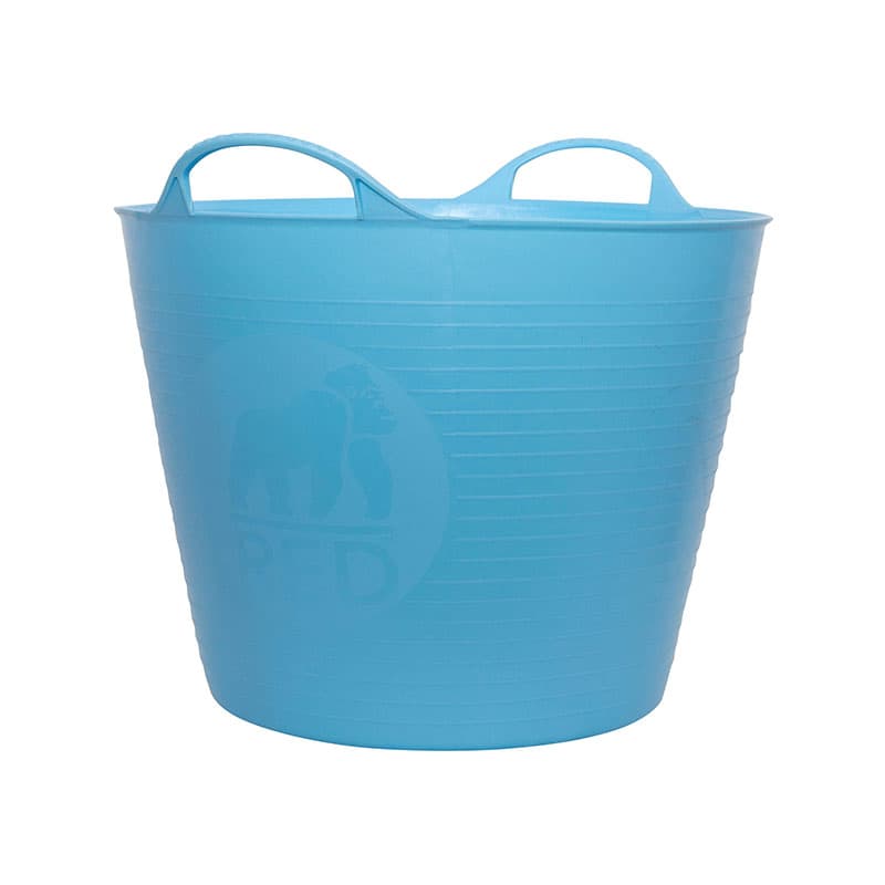 Flexikorg Red Gorilla 26 l ljusblå, slitstark plastkorg 26 l för trädgård