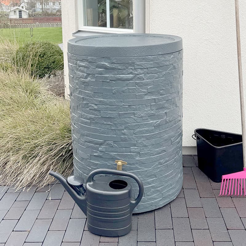 Vattentunna Gotland, 400 l, 17 kg, Volym: 400 l, För regnvatteninsamling, Höjd: 104 cm
