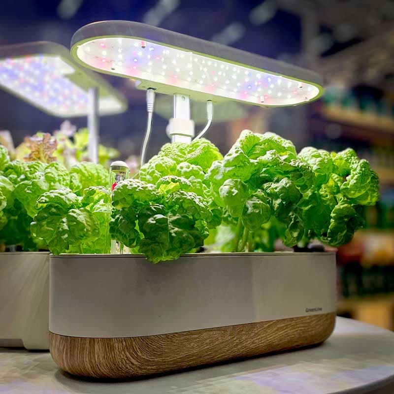 Hydroponiskt odlingssystem P10 Urban Growing, helautomatisk LED för 10 plantor 4,2 l vattentank