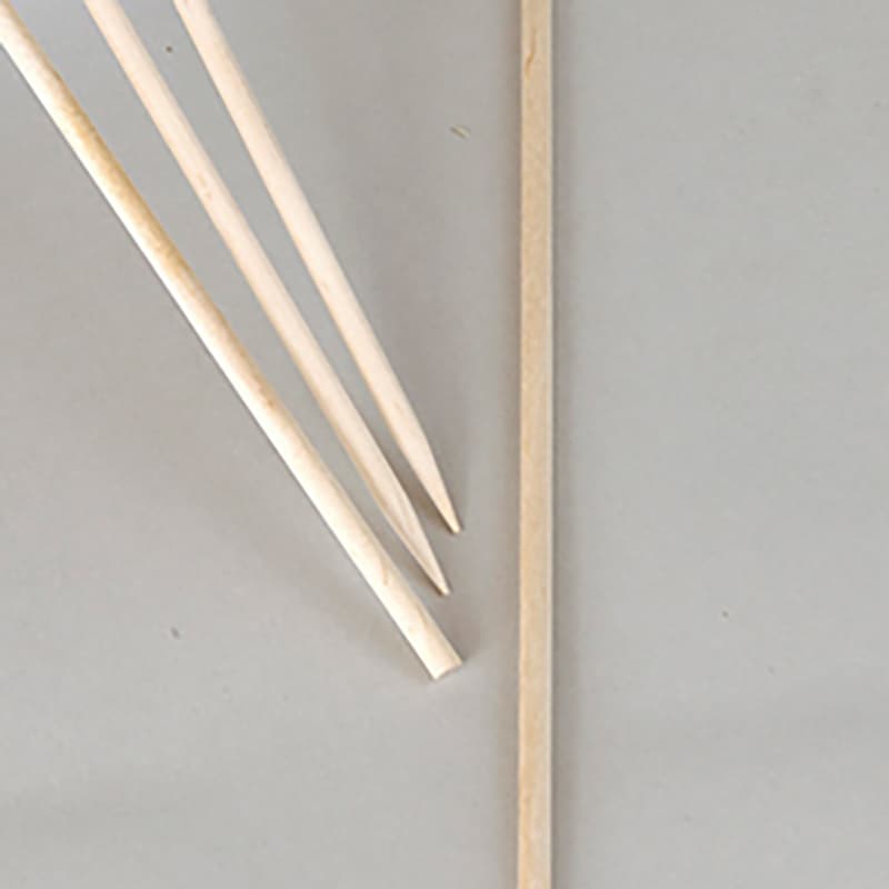 Blompinnar 60 cm, trä, 10-pack, stöd för växter, för unga plantor och klättrande växter.