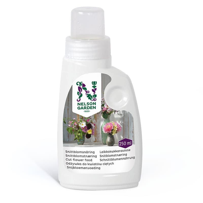 Snittblomsnäring, koncentrat 250 ml som håller snittblommor fräscha längre i vas