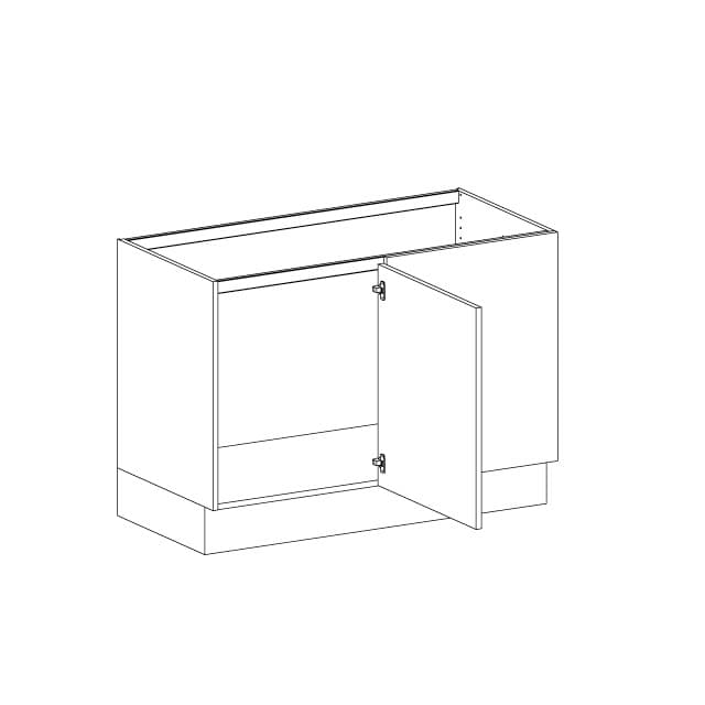 BÄNKSKÅP 60 HÖRN HÖGER 120CM BÄNKSKÅP EX LUCKA ( L 6 ) | Beijerbygg Byggmaterial