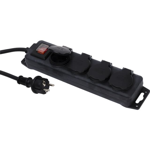 GRENUTTAG 4-V JORD 3M KABEL IP44 M. LOCK 3G1.5 H07RN-F | Beijerbygg Byggmaterial