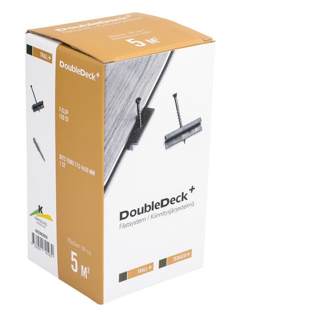 MONTERINGSBOX FÖR DOUBLEDECK KOMP FÄSTCLIPS/SKRUV 5M2 | Beijerbygg Byggmaterial