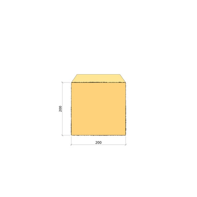 200X200 IMPREGNERAD OH L=4,2 KLASS A G4-3 VB2989 | Beijerbygg Byggmaterial