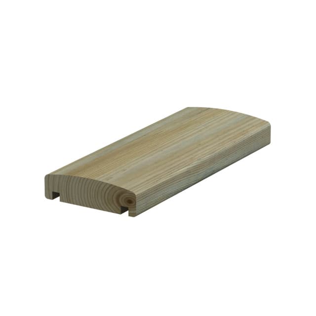 34X120 HANDLEDARE G4-2 IMP 4,2 NTR AR HALVRUND RAW | Beijerbygg Byggmaterial