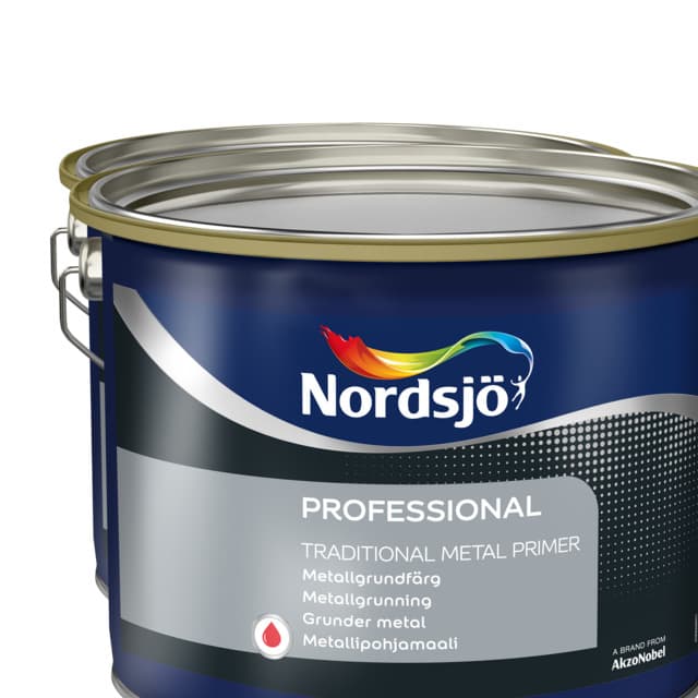 PRIMER METALL GRÅ/VIT 2,5L NORDSJÖ PRO | Beijerbygg Byggmaterial