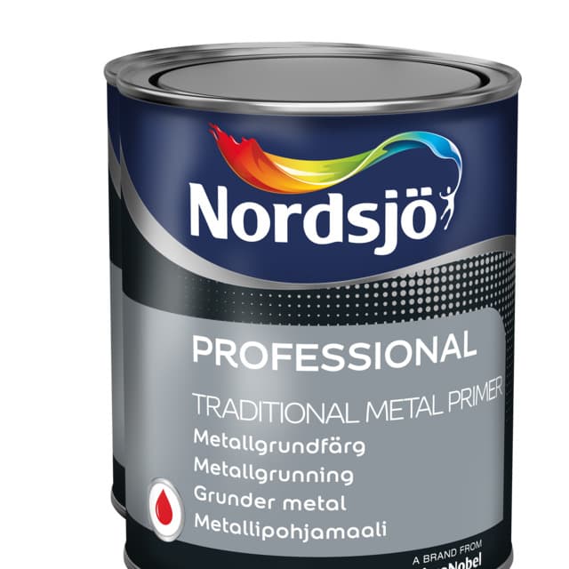 PRIMER METALL GRÅ/VIT 1L NORDSJÖ PRO | Beijerbygg Byggmaterial