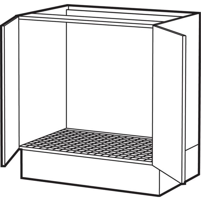 DISKBÄNKSKÅP 60CM 2021 STOMME VIT05 EXKL LUCKA 469 | Beijerbygg Byggmaterial