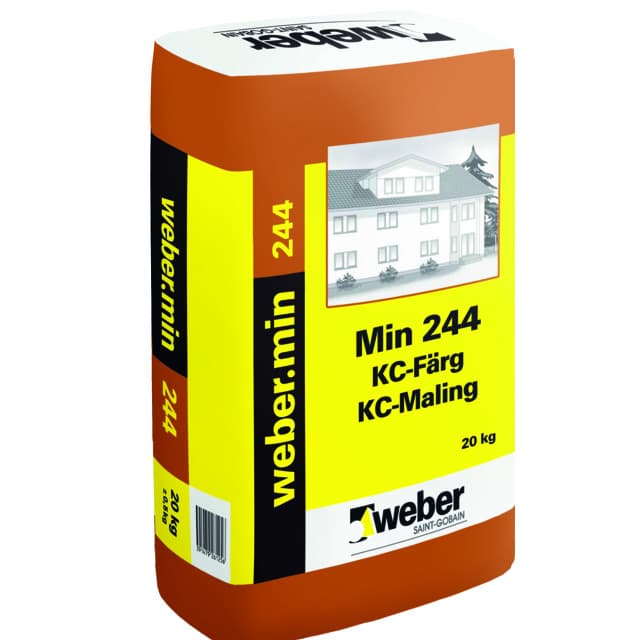 MIN 244 KC-FÄRG 20KG VIT 0,25MM SPRUTBAR (42) | Beijerbygg Byggmaterial