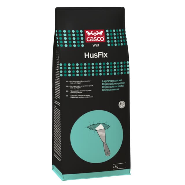 VÄGGSPACKEL HUSFIX CASCO 1KG | Beijerbygg Byggmaterial