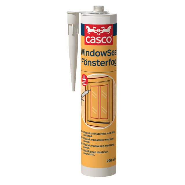 FÖNSTERKITT VIT 300ML ELASTISK CASCO | Beijerbygg Byggmaterial