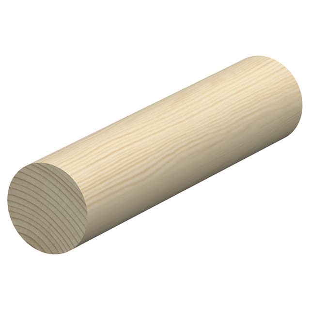 43MM RUNDSTAV FURU L=1,0M OBEHANDLAD RAW (5) | Beijerbygg Byggmaterial