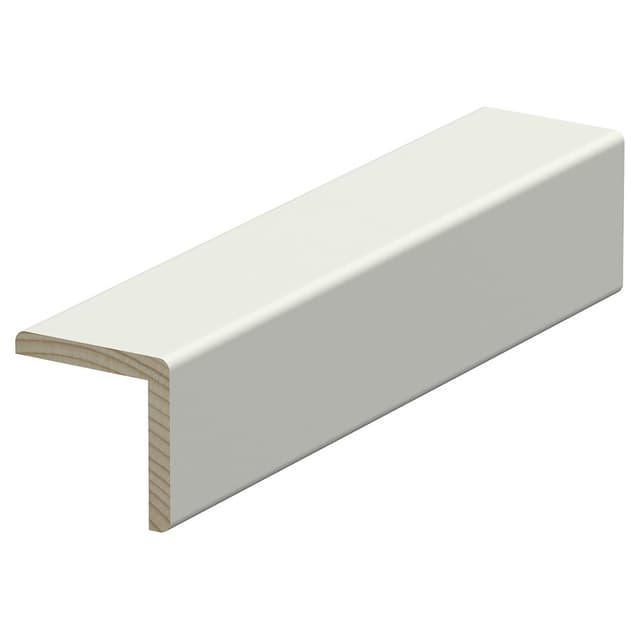 43X43 YTTERHÖRNLIST VIT L=3,6M FURU RAW (10) | Beijerbygg Byggmaterial