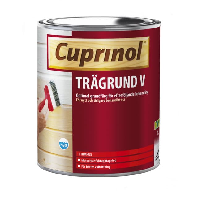 TRÄGRUND V CUPR UTE VIT 1L CUPRINOL | Beijerbygg Byggmaterial