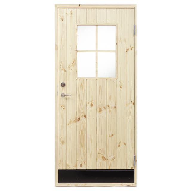 FÖRRÅDSDÖRR 10* 130G 9X20 HÖ RAK PANEL 2-GLAS ISOLERGLAS | Beijerbygg Byggmaterial