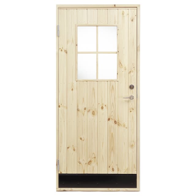 FÖRRÅDSDÖRR 10* 130G 9X20 VÄ RAK PANEL 2-GLAS ISOLERGLAS | Beijerbygg Byggmaterial