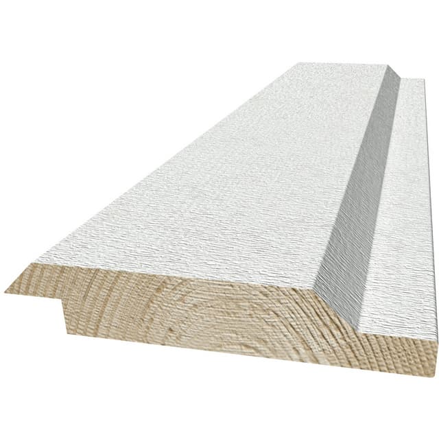 22X120 SPÅRPANEL FALSAD 5,4M FASADE GRUND VIT GRAN G4-2 RAW | Beijerbygg Byggmaterial