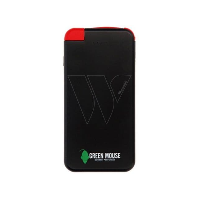 POWERBANK IPHONE IPAD ANDROID GREENMOUSE 5000MAH SVART | Beijerbygg Byggmaterial